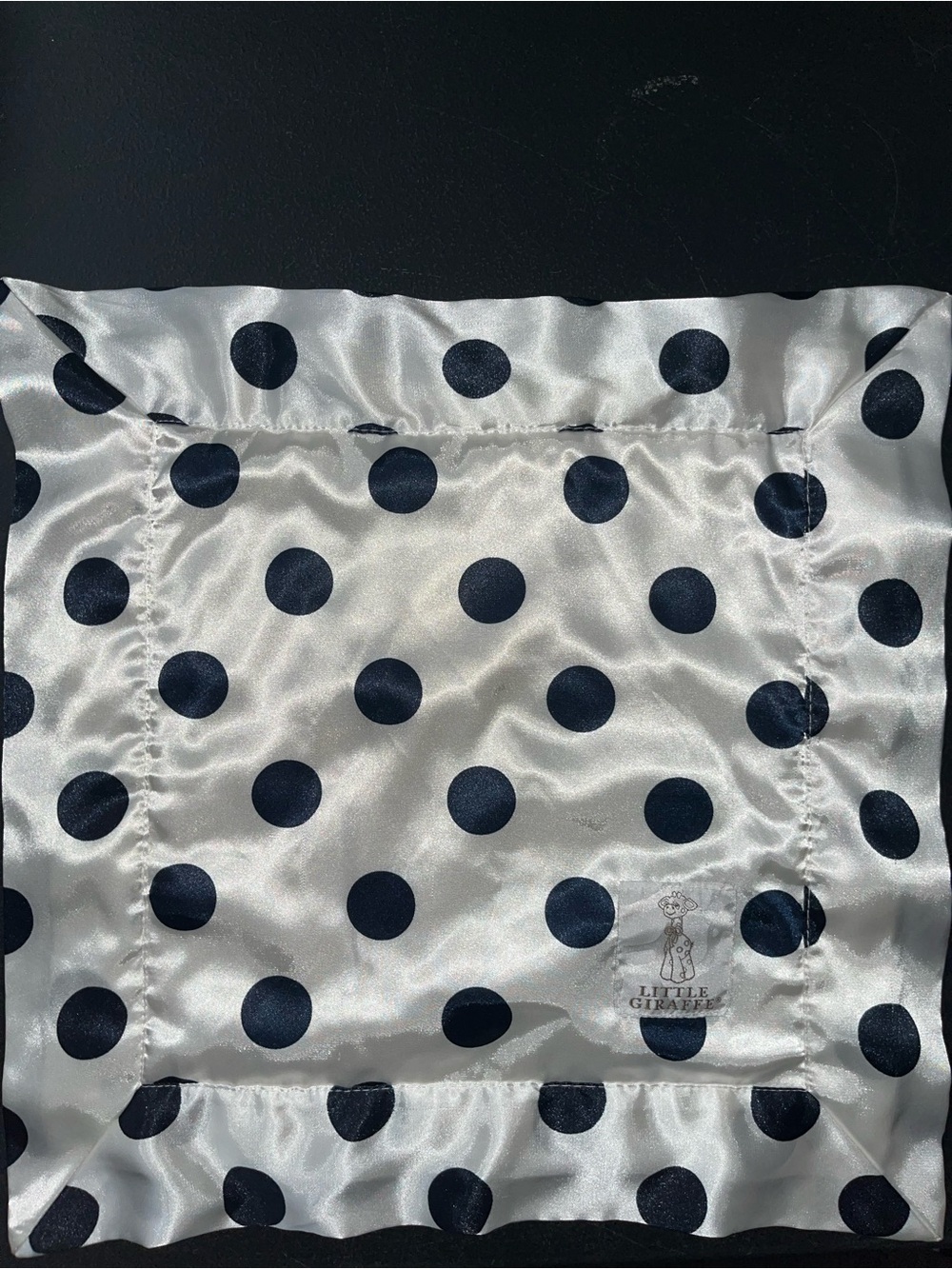 Little Giraffe polka dot lovey